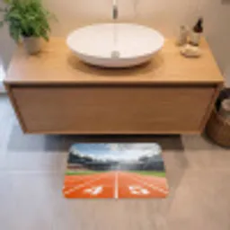 Sintelbaan - Stadion - Sport -Oranje Badmat klein -sfeer1