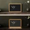Kolibrie - Zwart - Dieren Light Box met kabel (Tafellamp) klein -sfeer3