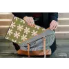 Bloem - Modern - Groen laptophoes neopreen klein 279 -tas
