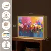 Fantasiebloemen - Verf - Speels Light Box met batterij (Wandlamp) middel -USP_websiteoverzichtNL