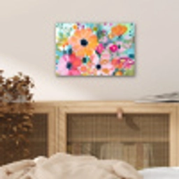 Bloemen - Schilderij - Natuur - Botanisch aluminium wit klein -sfeer3