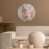 Bloem - Leeuwenbek - Roze - Stengel Akoestische PET Vilt - Rond klein -sfeer1
