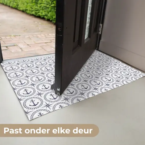 Anker - Haven - Blauw - Wit Deurmat klein 898 -USP_NL