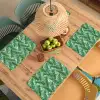 Tropisch - Palmbladeren - Groen Placemat vinyl groot 368 -zzsfeer5_Kitchenyeah-website