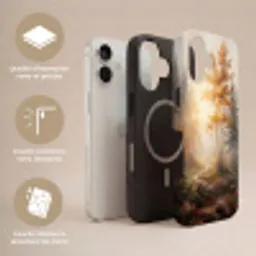 Bospad - Herfstbladeren - Natuur - Schilderachtig - Oranje Toughcase MagSafe Apple iPhone 17 klein -USP_Lagen_FR