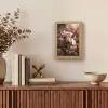 Schotse hooglander - Dier - Natuur - Bloemen - Botanisch Light Box met kabel (Tafellamp) klein -sfeer2