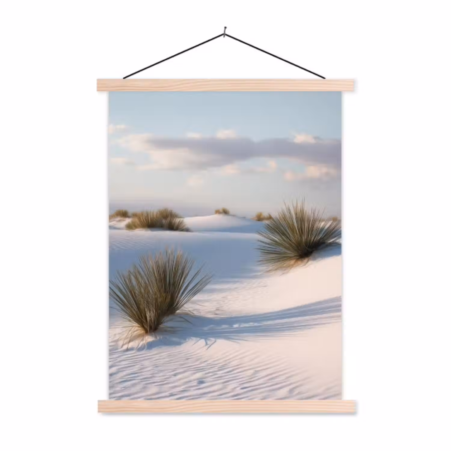 Schoolplaat - Duinen - Gras - Wolken - Beige