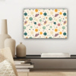 Planeten - Retro - Kleurrijk canvas 2cm klein 34 -sfeer6