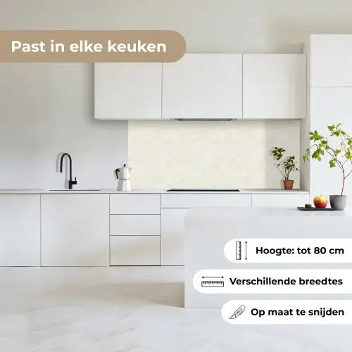 Textuur - Abstract - Beige keuken achterwand 2 middel 871 -sfeer4_NL