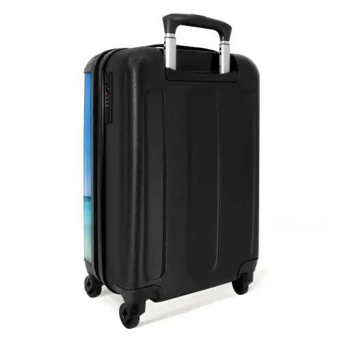 Palmbomen op strand NBS - Handbagage koffer - Kinderen Unisex middel -achterkant