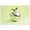 Groen - Disco - Decoratie - Appel poster papier klein -3d