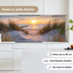 Strand - Zonsondergang - Natuur - Landschap keuken achterwand 2 middel -sfeer4_DE