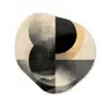Cirkels - Schaduw - Abstract Wandcirkel Organisch Forex 3mm klein -3d