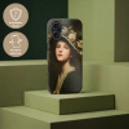 Bloemenhoed - Portret - Vrouw Toughcase MagSafe Apple iPhone 17 klein -USP_PrintM_DE