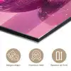 Glitter - Discobol - Roze - Kersen aluminium wit klein -closeup_FR