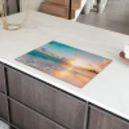 Tropische Zonsondergang Symfonie Inductie beschermer vinyl 3mm klein -sfeer8