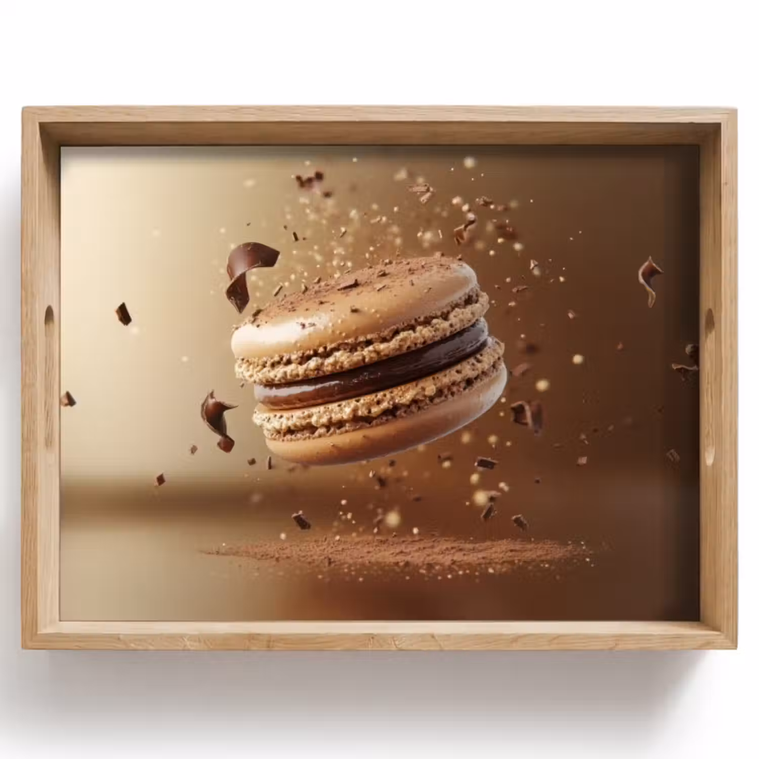 Dienblad - Chocolade - Macarons - Eten - Snoep