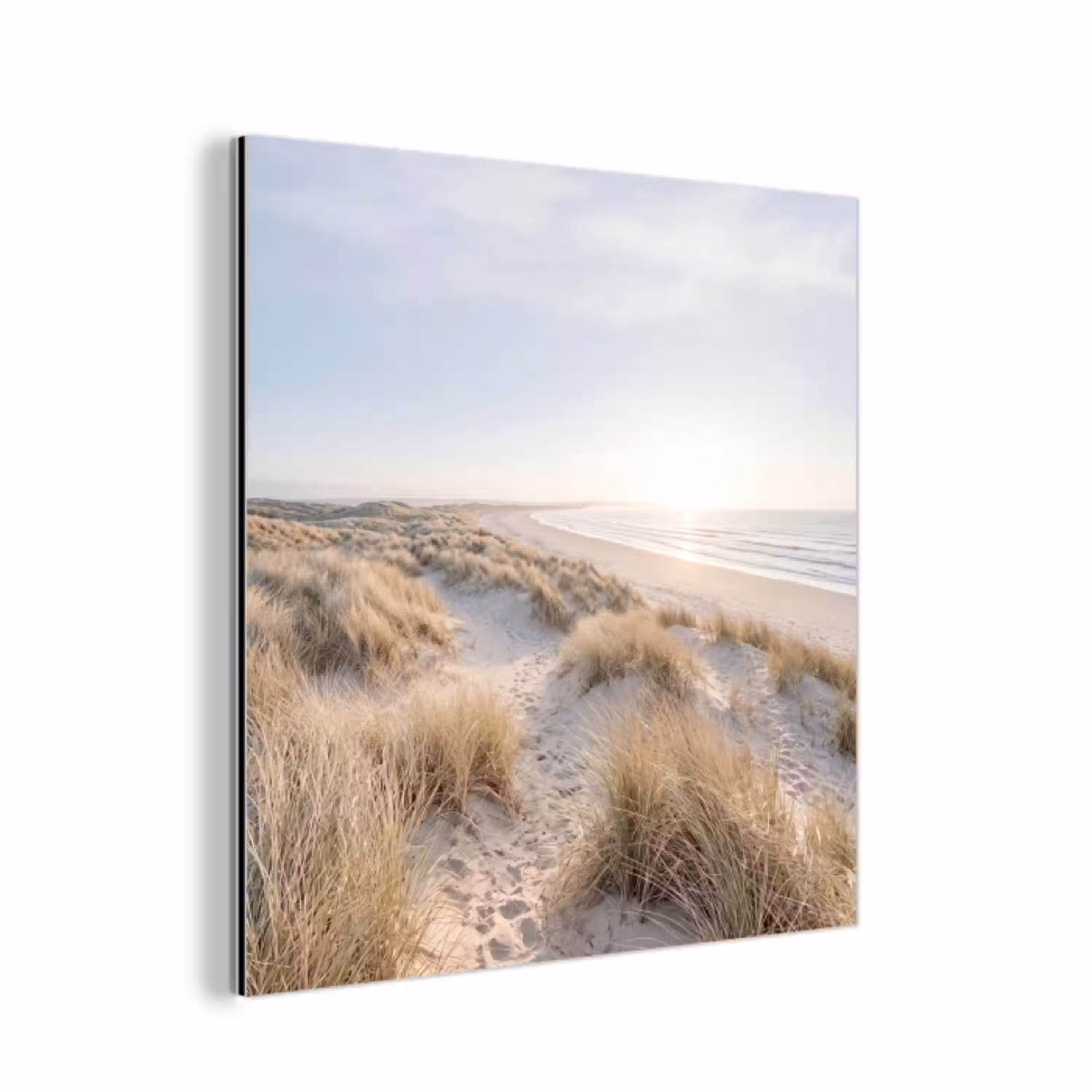 Duinen - Strand - Beige aluminium wit klein -3d