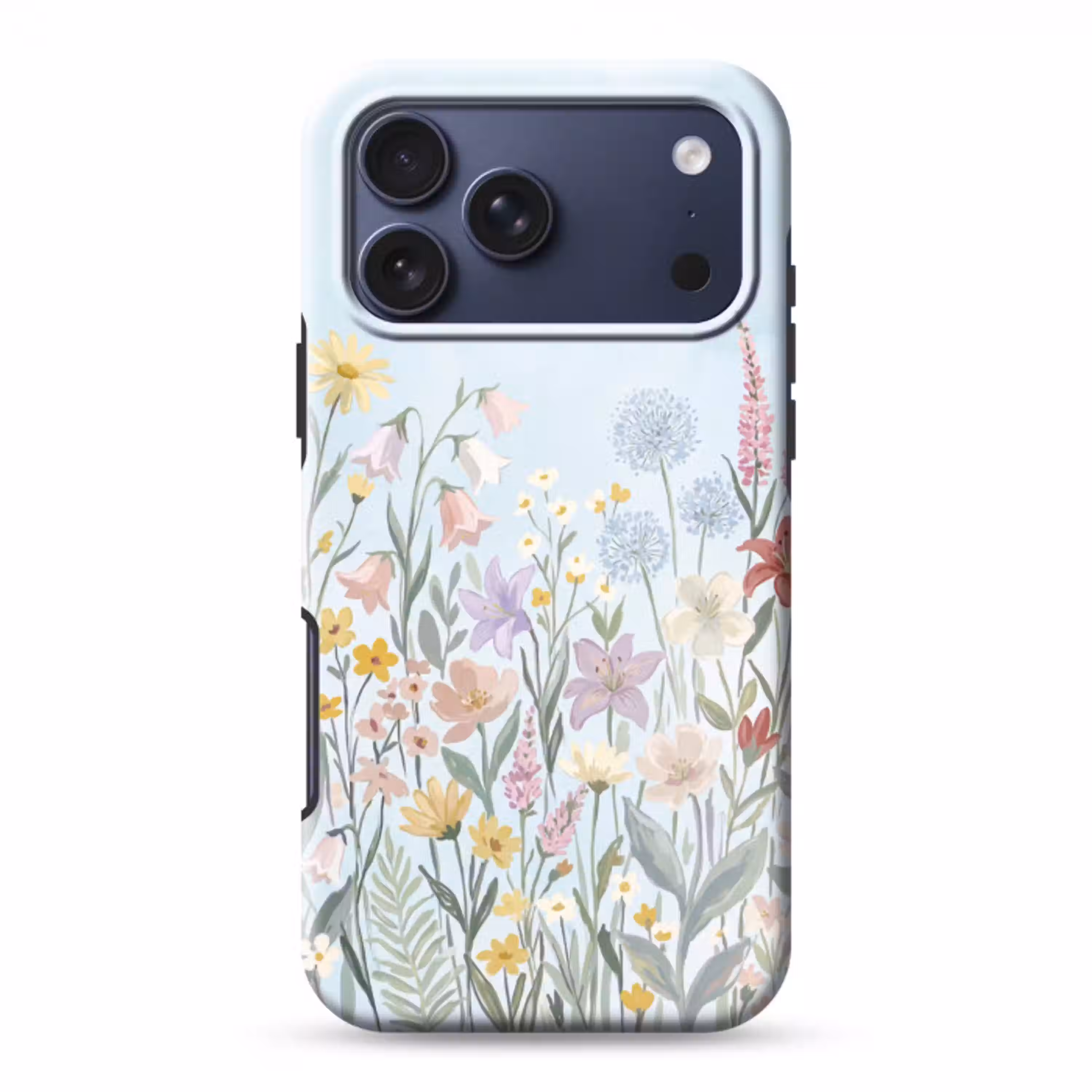 Weidebloemen - Illustratie - Kleurrijk Toughcase MagSafe Apple iPhone 17 Pro Max klein -3d