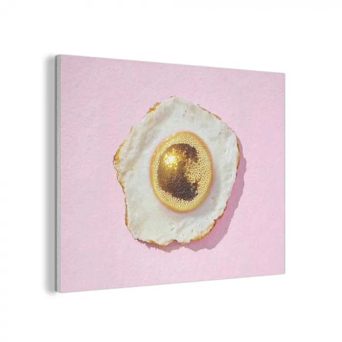 Ei - Disco - Ontbijt - Glitter PET vilt klein -3d