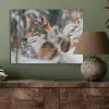 Wolf - Sneeuw - Winter - Dieren - Natuur - Sneeuw PET vilt klein -sfeer2