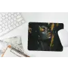 Gezicht - Vrouw - Verfspatten - Abstract muismat rubber klein -witbureau