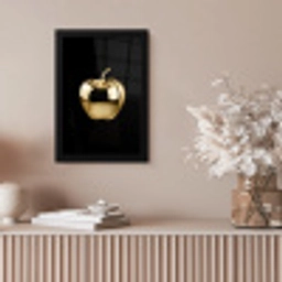 Appel - Goud - Chrome - Zwart fotolijst zwart zonder passe partout klein -sfeer5