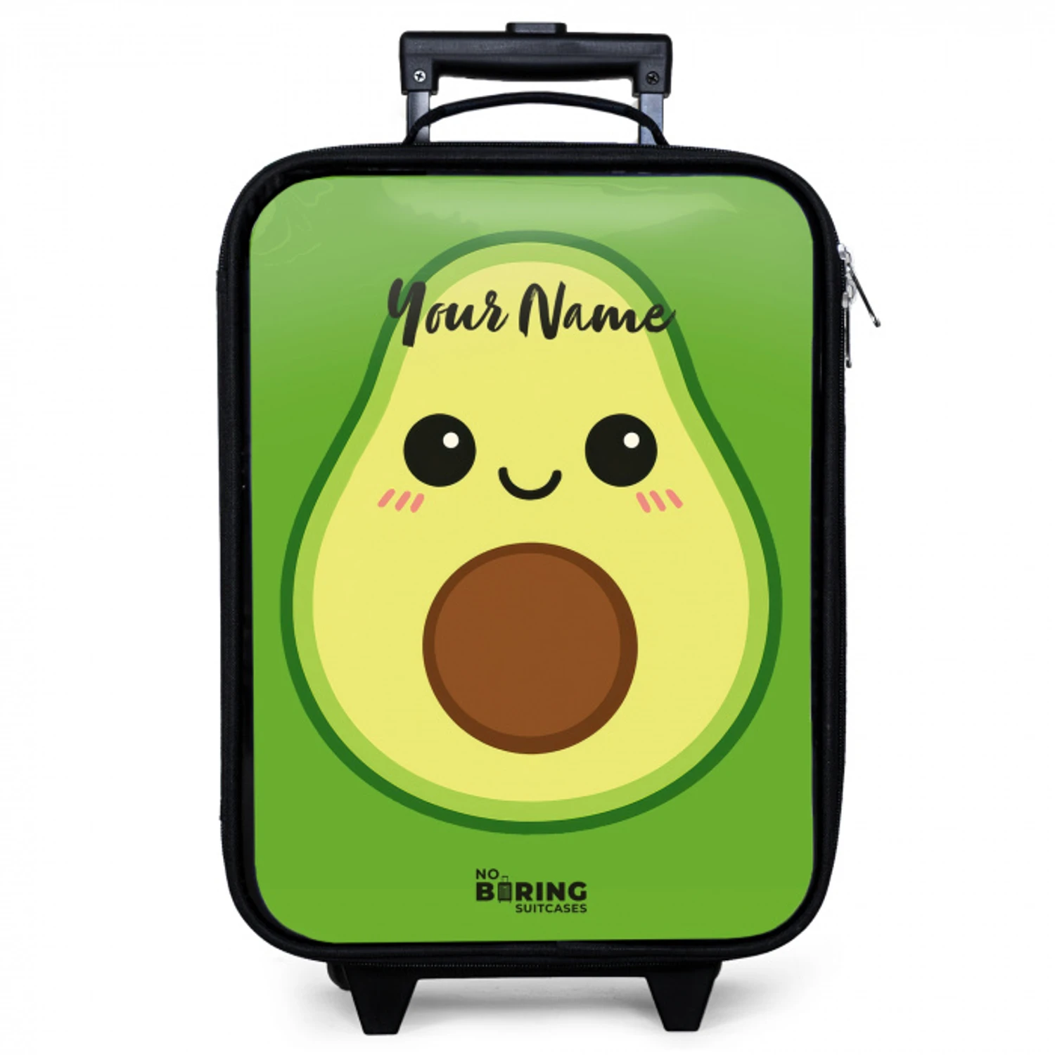 Kawai - Avocado - Groen Kinderkoffer - Zwart klein -zzz_website3d