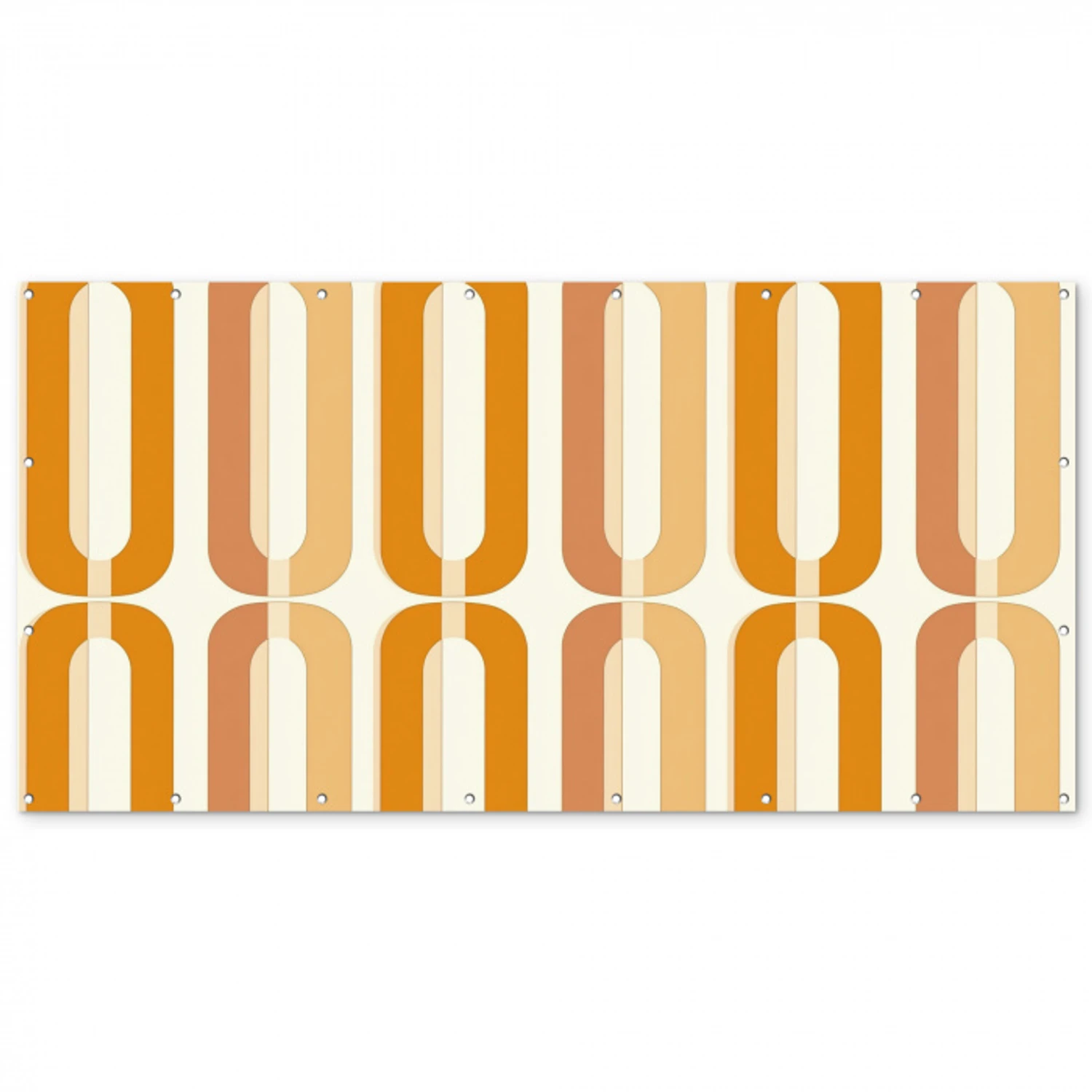 U-vorm - Retro - Oranje Balkonbeschermer Duitsland klein 596 -zz_3d