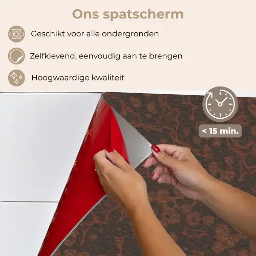 Donker - Bruin - Roest keuken achterwand spatscherm klein 900 -spatscherm_NL