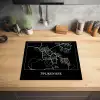 Spijkenisse - Kaart - Stadskaart - Plattegrond Inductie beschermer vinyl 3mm middel -sfeer5