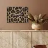 Luipaardprint - Bruin - Courage - Sierlijk PET vilt klein -sfeer4