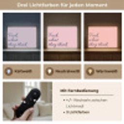 Fuck what they think - Roze - Minimalistisch Light Box met batterij (Wandlamp) middel -USP_lichtkleurDE