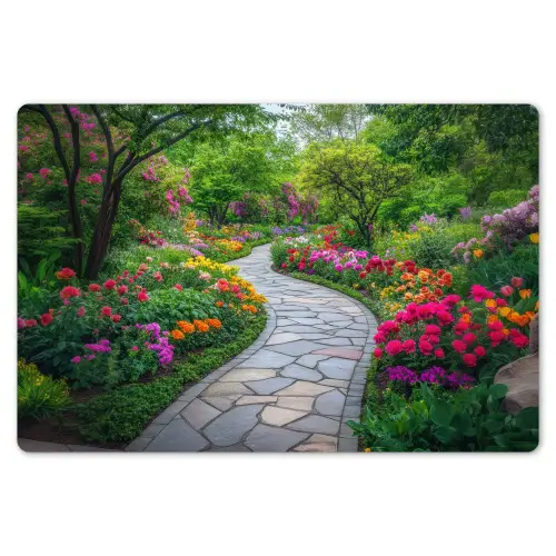 Park - Bloemen - Tuin Placemat vinyl groot -zzsfeer1_Kitchenyeah-website
