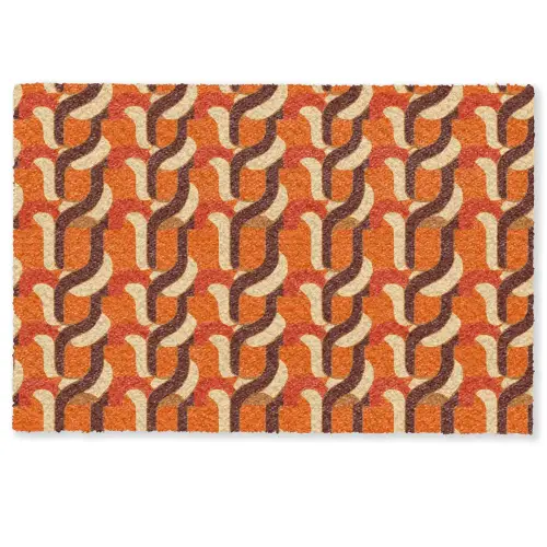 Retro - Modern - Kleurrijk Deurmat klein 898 -zkaufland3d
