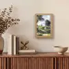 Zandpad - Groen landschap - Water Light Box met kabel (Tafellamp) klein -sfeer2