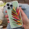 Tak - Bladeren - Kleurrijk - Schaduw Hoesje iPhone 16 Pro Max met koord klein -sfeer3