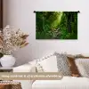 Jungle - Water - Bladeren - Zon - Natuur Wandkleed katoen klein -sfeer1