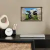 Doorkijk - Koe - Weiland - Dieren - Natuur poster papier klein -sfeer1