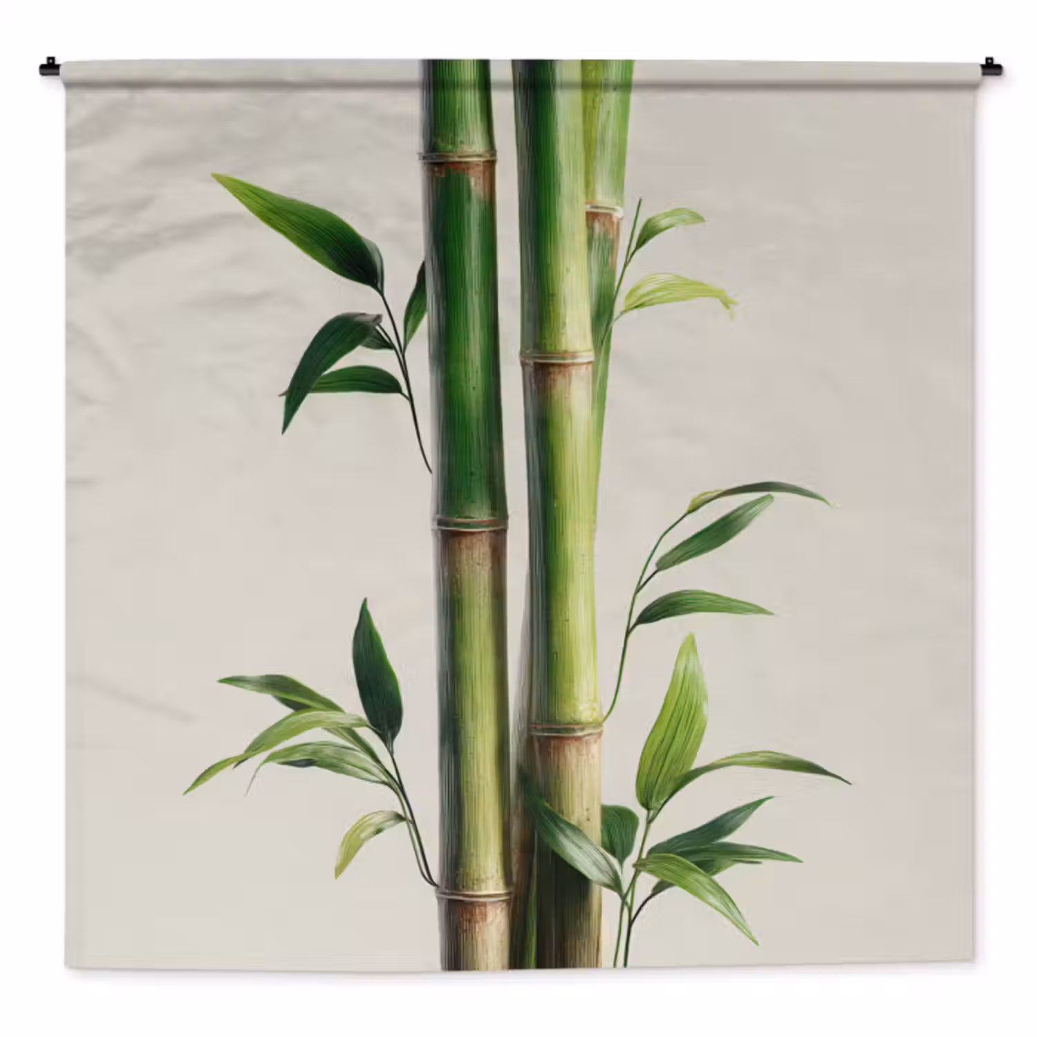 Wandkleed - Bamboestengels - Sierlijk - Groen