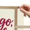 you go girl - Rood - Wit Light Box met batterij (Wandlamp) middel -USP_websiteprintNL