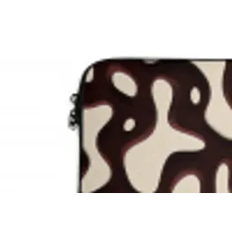 Organisch - Krachtig - Bruin laptophoes neopreen klein 279 -detail