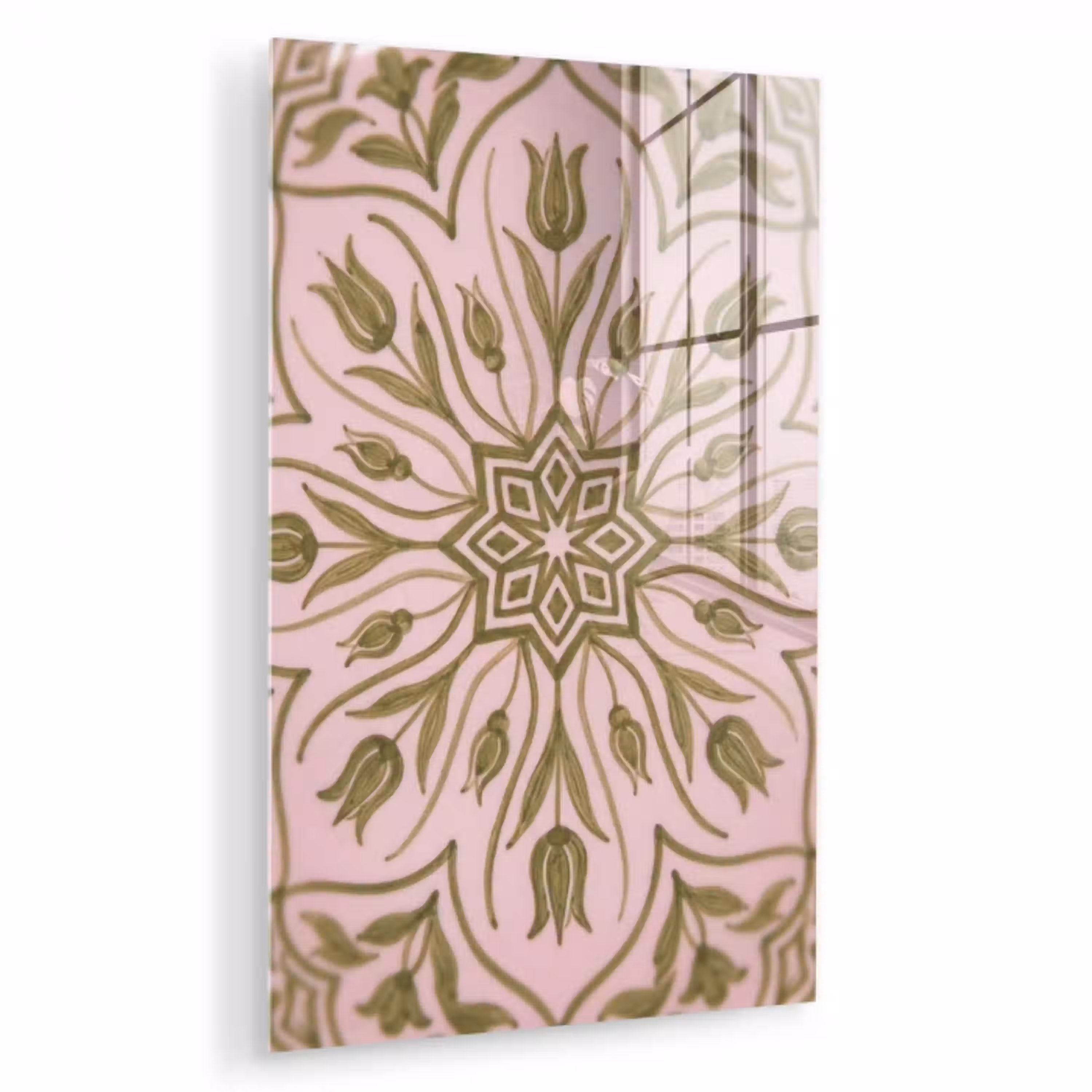 Patroon - Mandala - Decoratie - Abstract - Groen plexiglas 5mm klein -zzzproduct_nieuw
