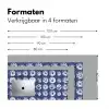 Borden - Floraal - Blauw Muismat XXL klein 681 -sfeer5