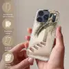 Palmboom - Schaduw - Trap - Beige Telefoonhoesje iPhone 17 Pro klein -sfeer3_NL