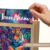 Tijger - Dier - Jungle - Kleurrijk Light Box met kabel (Kinderlampje) klein -USP_websiteprintNL