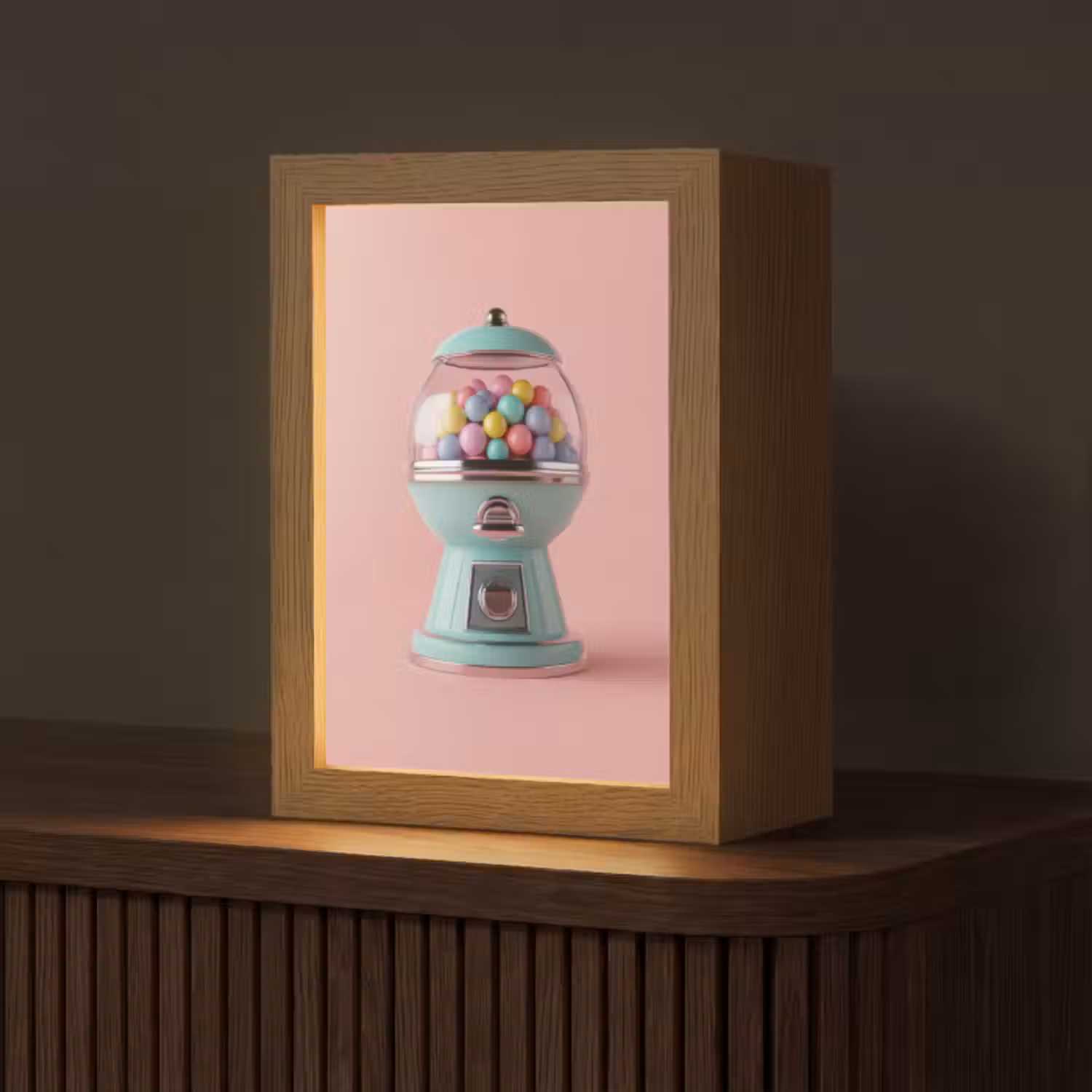 Tafellamp - Kauwgom - Retro - Snoep - Roze
