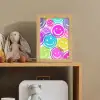 Smileys - Kleurrijk - Neon Light Box met kabel klein -sfeer2_kind