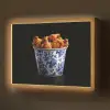 Kip - Bucket - Delfts blauw - Lekker Light Box met batterij (Wandlamp) middel -z3d_website