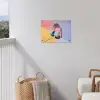 Koptelefoon - Mintgroen - Draad tuinposter los doek klein -sfeer8